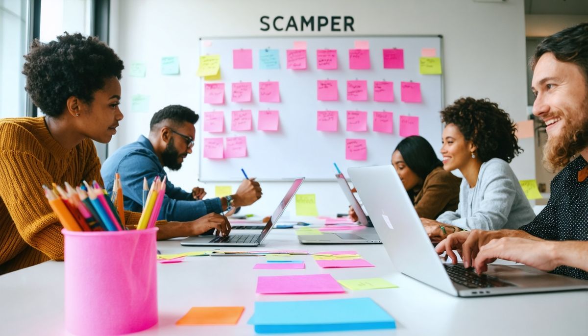 SCAMPER ile fikirleri hızlandırma: adım adım uygulama rehberi