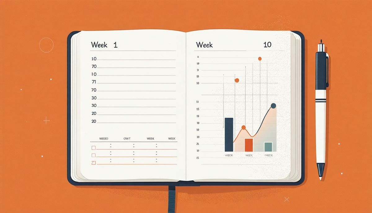 Bir Kitabın Doğuşu: 10 Haftalık Yaratıcı Süreç Günlüğü (Haftalık Plan + Günlük Ş
